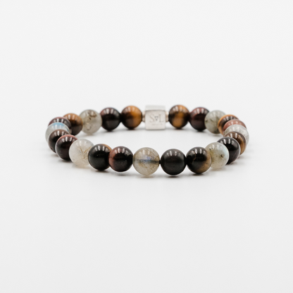 Primal Eclipse Bracelet – earthy tone gemstone bracelet | Stone N Luxe