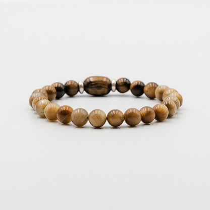 Prestige Tiger Bracelet – masculine energy mens gemstone bracelet | Stone N Luxe