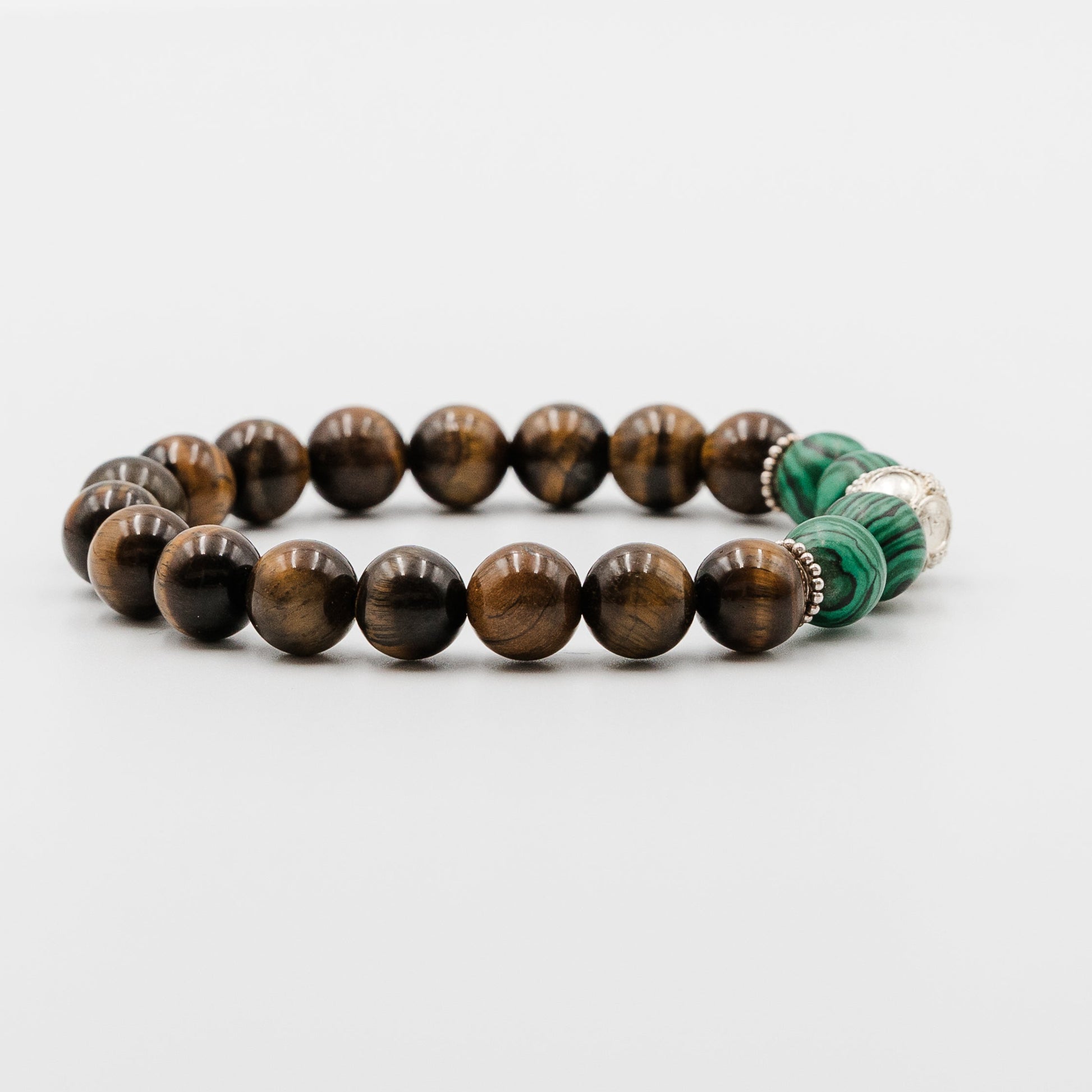 Emerald Resolve Bracelet – bold green and gold gemstone bracelet detail | Stone N Luxe